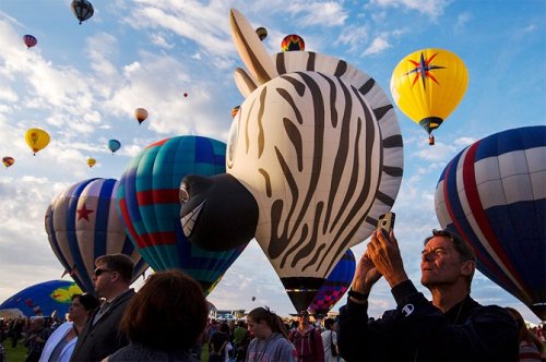 Международный фестиваль воздушных шаров Albuquerque International Balloon Fiesta-2015 (10 фото)