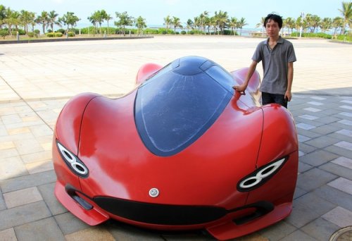 Самодельный суперкар, созданный молодым инженером (9 фото)
