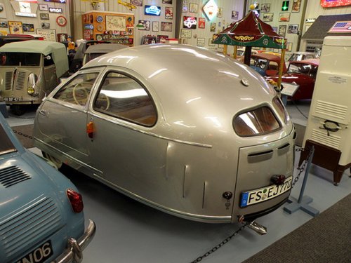 Hoffmann 1951: Автомобиль, претендующий на звание худшего автомобиля в мире (4 фото + видео)