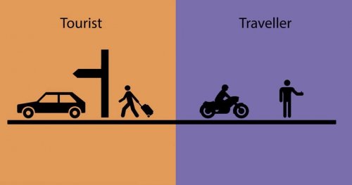 В чём разница между туристом и путешественником? (15 фото)