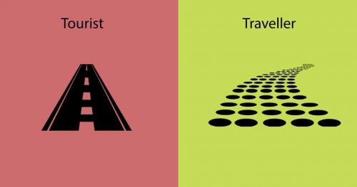 В чём разница между туристом и путешественником? (15 фото)