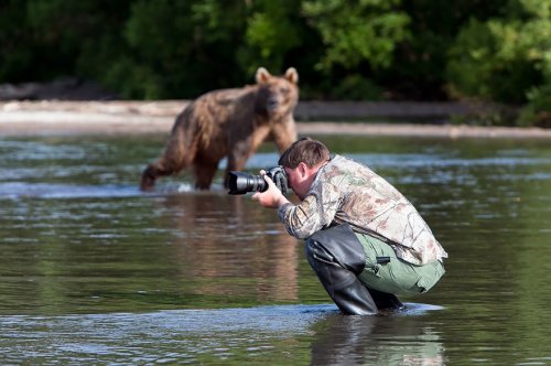 Фотографы дикой природы во время своей работы (33 фото)