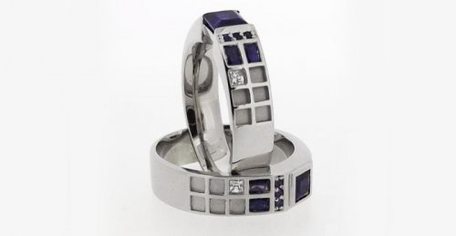 Идеальные помолвочные кольца для девушек-гиков (38 фото)