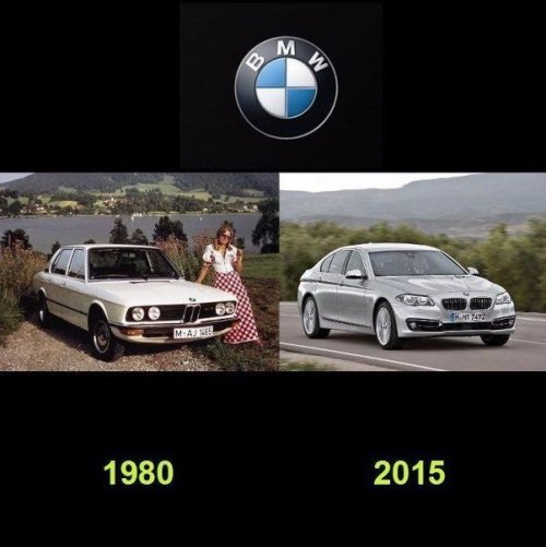 Автомобили известных марок тогда и сейчас (9 фото)