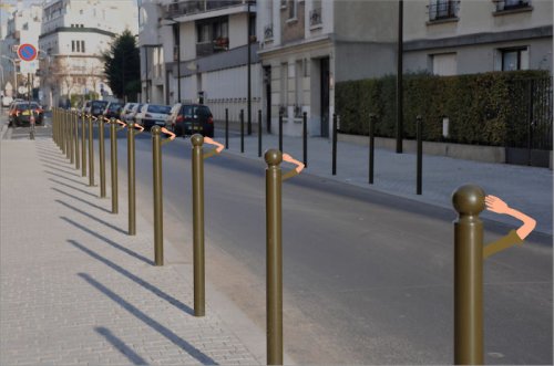 Парижские улицы в фотографиях художницы Сандрин Эстрад Буле (12 фото)