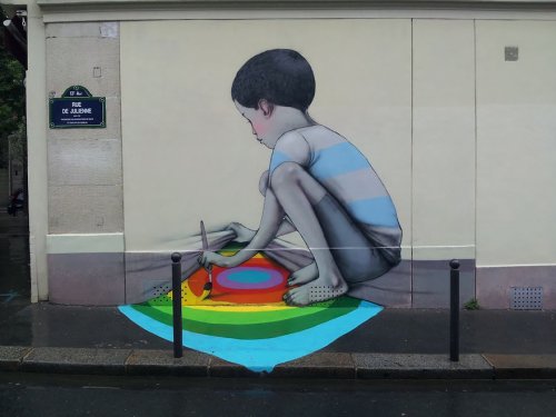 Стрит-арт парижского художника Жульена Малланда (26 фото)