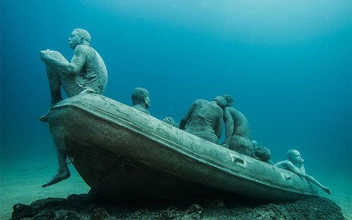 Атлантический музей — первый подводный музей в Европе (14 фото)