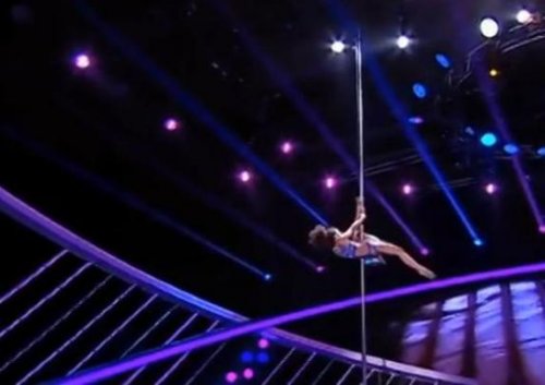 Потрясающее выступление 8-летней украинской гимнастки на шоу талантов Next Star (Румыния)
