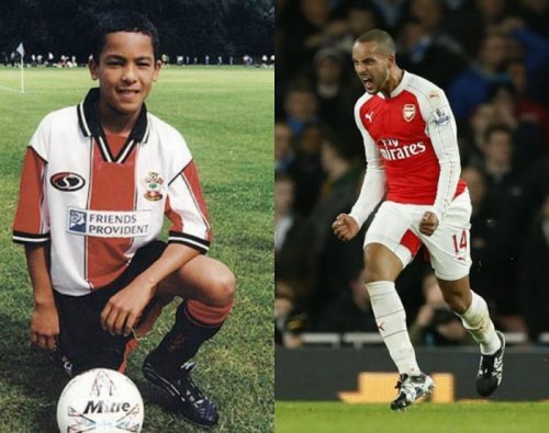 Знаменитые футболисты в детстве и сейчас (11 фото)