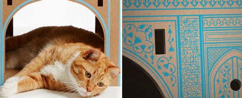 Картонные домики для кошек в виде знаменитых достопримечательностей (13 фото + видео)