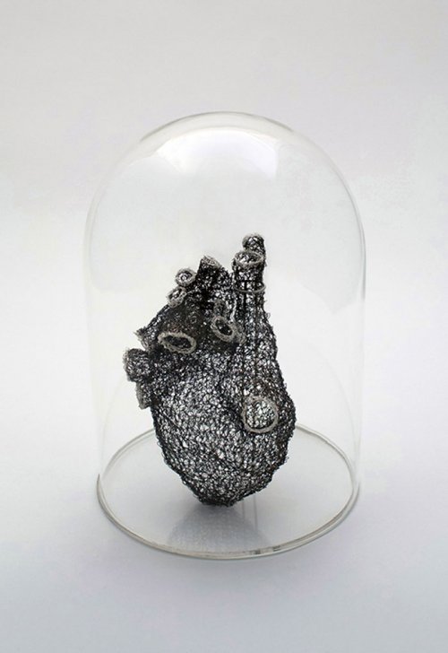 Анатомически правильное связанное сердце (9 фото)