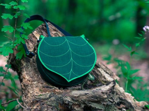 Креативные рюкзаки и сумки в форме листьев