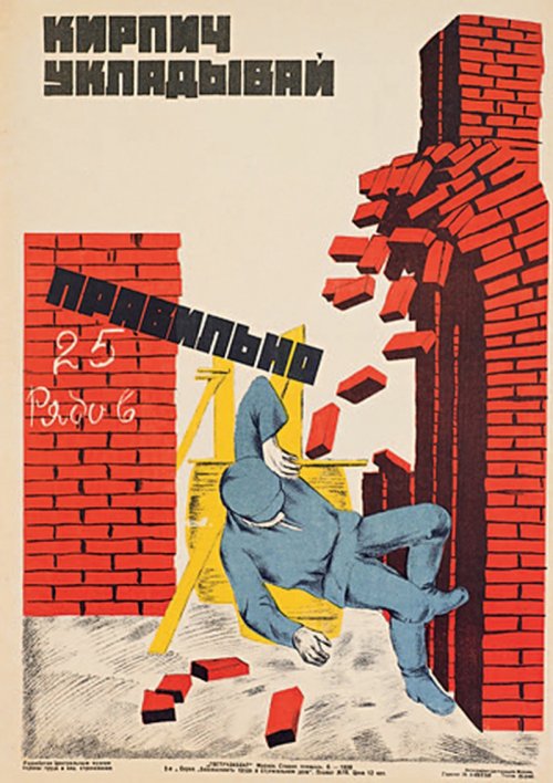 Советские плакаты по технике безопасности (29 шт)