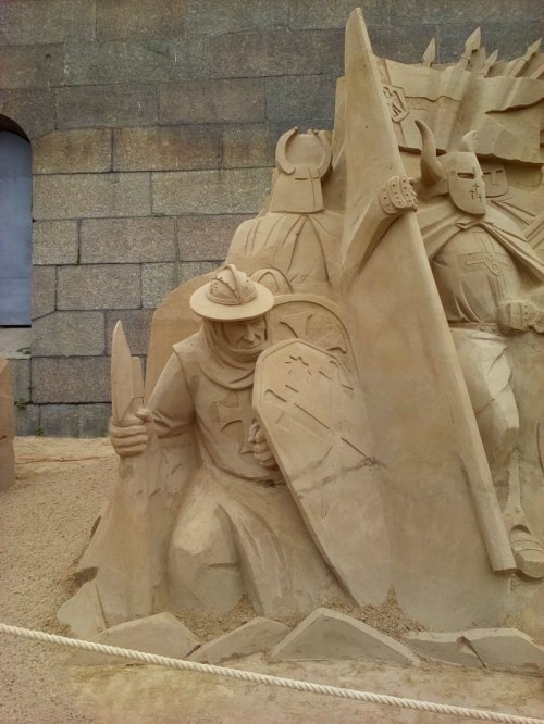 Песчаные скульптуры на фестивале в Санкт-Петербурге (28 фото)