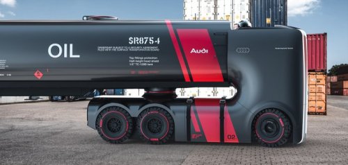 Футуристический концепт-грузовик Audi (17 фото)