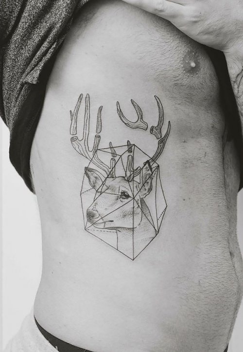 Геометрические татуировки Джаспера Андреса (13 фото)
