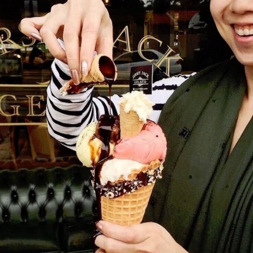 Фудпорн: мороженое и молочные коктейли, которые захочется всем! (19 фото)