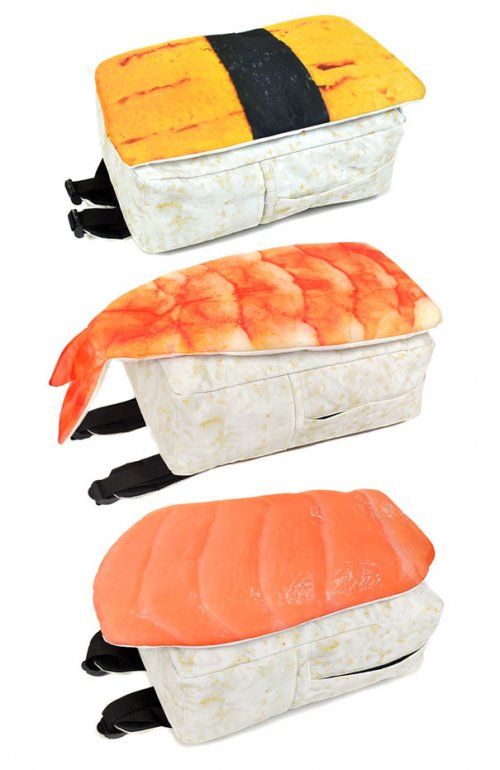 Рюкзаки в виде японских суши (6 фото)