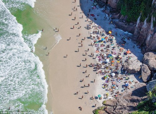 Пляжи мира в аэроснимках Грэя Малина (9 фото)