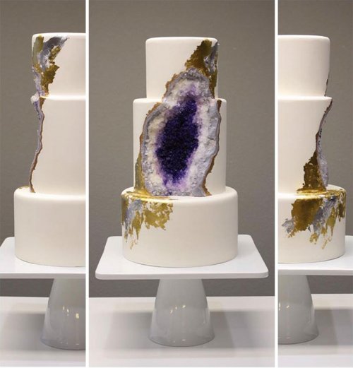 Оригинальные свадебные "геологические" торты (25 фото)