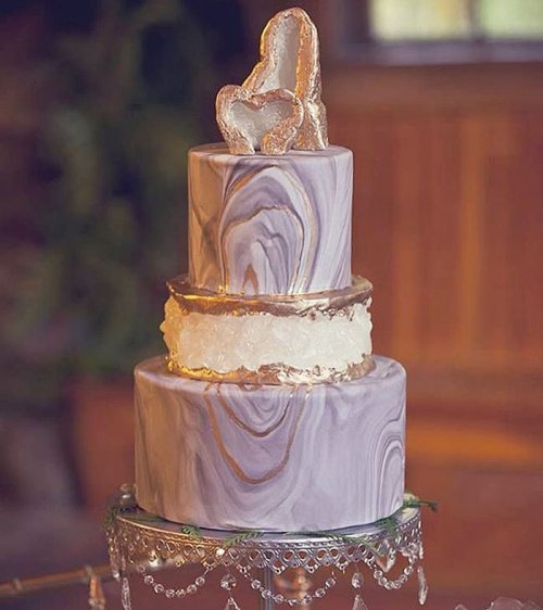 Оригинальные свадебные "геологические" торты (25 фото)