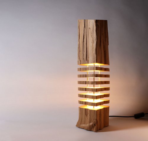 Деревянные светильники от Пола Фёклера (8 фото)
