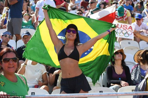 Соревнования по женскому пляжному волейболу на Летней Олимпиаде в Рио (27 фото)
