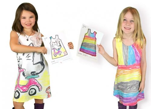Платья, сшитые по рисункам детей (7 фото)