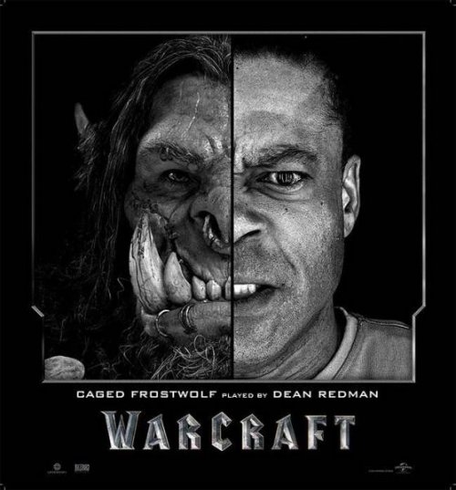 Актёры "Warcraft" на экране и в жизни (9 фото)