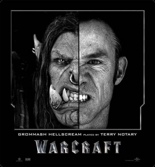Актёры "Warcraft" на экране и в жизни (9 фото)