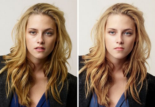 Фотографии знаменитостей до и после обработки в Фотошопе (29 фото)