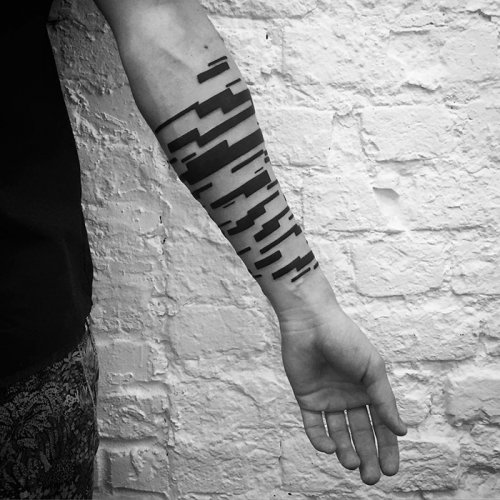 Минималистские татуировки от Станислава Вильчинского (27 фото)