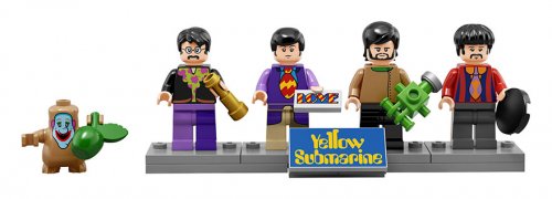 Набор LEGO "Yellow Submarine", посвящённый битлам (5 фото + видео)