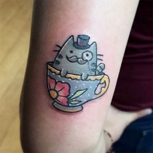 Татуировки с кошками. Часть I (29 фото)