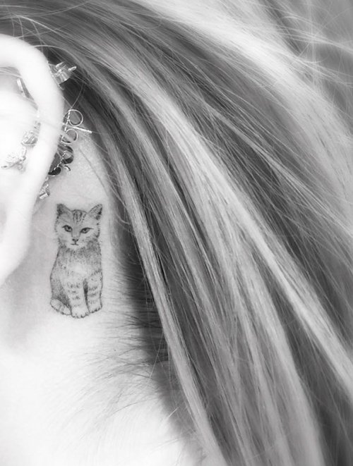 Татуировки с кошками. Часть II (32 фото)