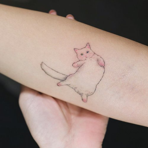 Татуировки с кошками. Часть II (32 фото)
