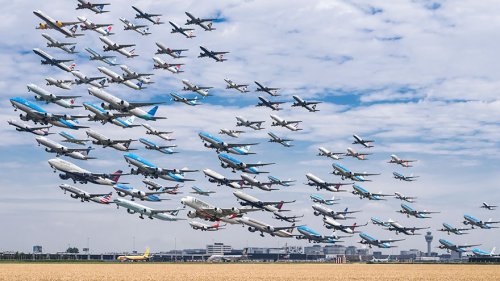 Воздушный трафик в потрясающих фотографиях Майка Келли (18 фото)