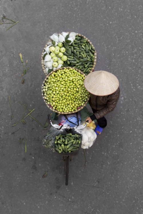 Вьетнамские уличные торговцы в фотографиях Люс Хиринк (12 фото)