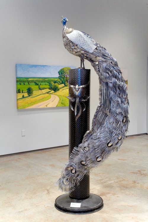 Металлические скульптуры Джона Лопеса (19 фото)