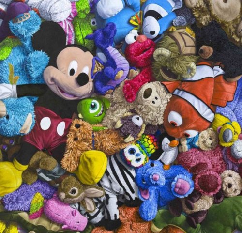 Плюшевые игрушки, изображённые на картинах, выглядят невероятно реалистично (12 фото)