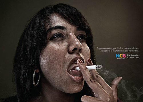 Яркие примеры мощной антитабачной рекламы (33 фото)