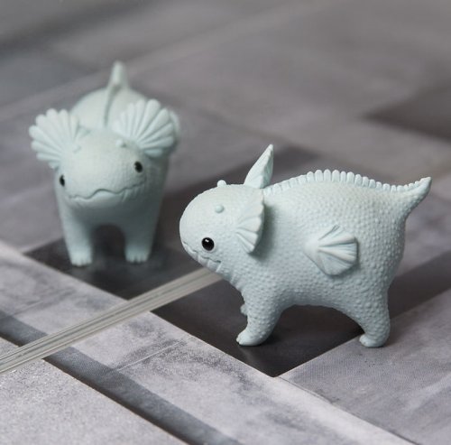 Крошечные скульптуры животных из полимерной глины (26 фото)