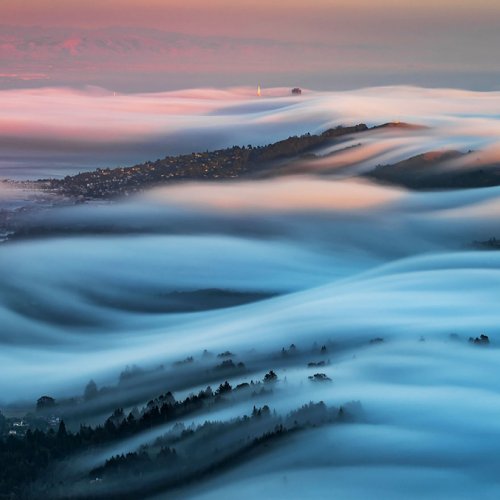 Туманы над Сан-Франциско в фотографиях Ника Стейнберга (10 фото)