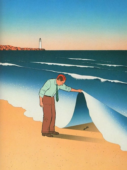 Сюрреалистические иллюстрации Ги Биллю, переворачивающие сознание (32 шт)