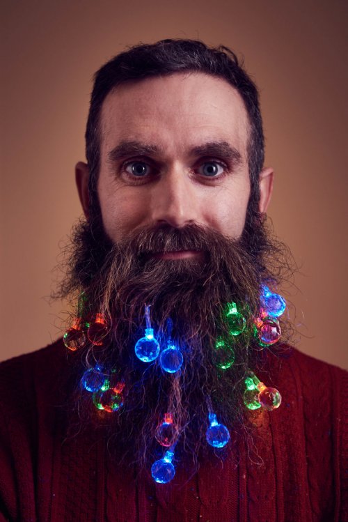 Как выглядит по-настоящему новогодняя борода (7 фото)