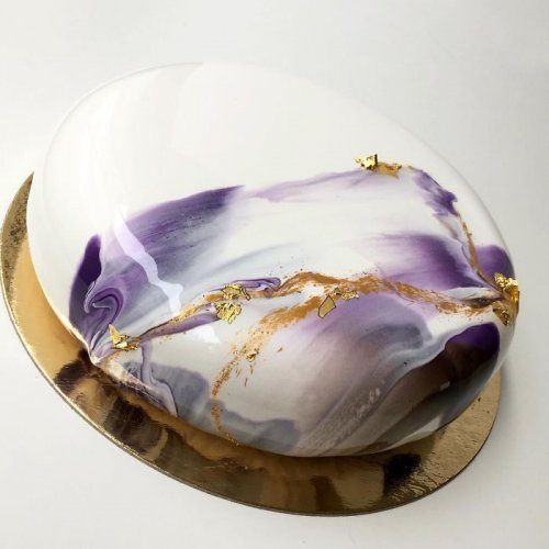 Зеркальные торты-муссы от Ксении Пенкиной (10 фото)