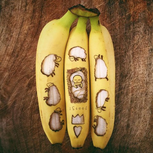 Забавные бананы Стефана Брюш (12 фото)