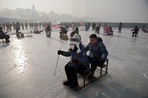Фестиваль льда и снега в Харбине, Китай