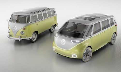 Volkswagen демонстрирует беспилотный микробус будущего, который даже более хипповый, чем тот самый «Жук»