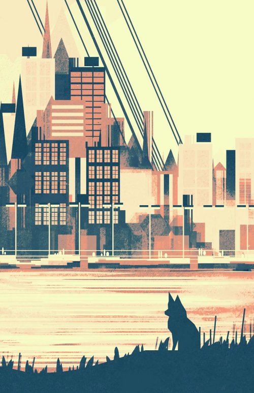 Геометрические городские пейзажи иллюстратора Скотта Уминга (20 фото)
